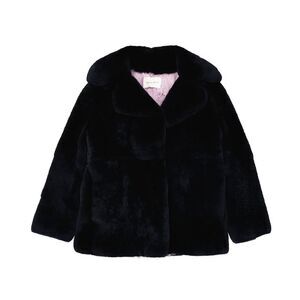 Alberta Ferretti Blue Rabbit Fur Full-Length Women's Jacket